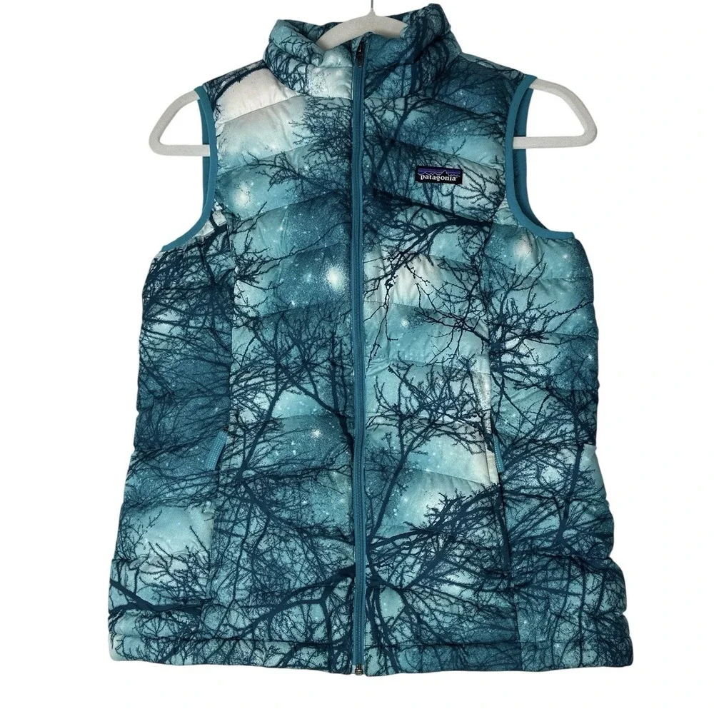 Patagonia‎ Down Vest Girls XL  14 Full Zip Puffer Outdoor Athleisure